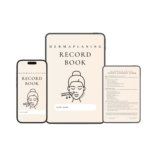 Dermaplaning Digital Forms Bundle