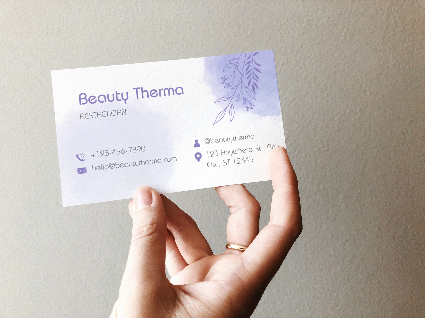 100 Editable Beauty Business Card Templates