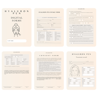 Hyaluron Pen Digital Forms Bundle