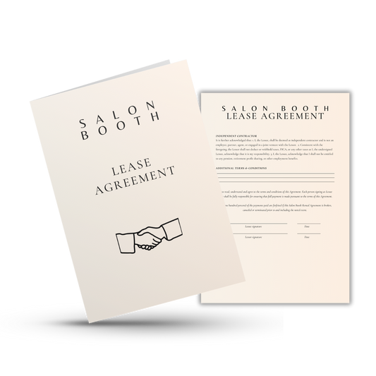 Salon Booth Lease Agreement