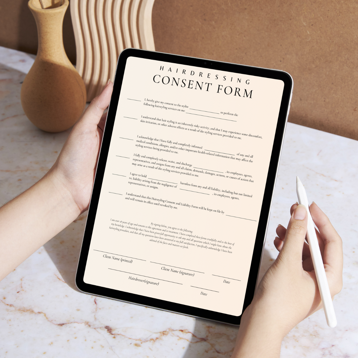 Hairdressing Digital Forms Bundle