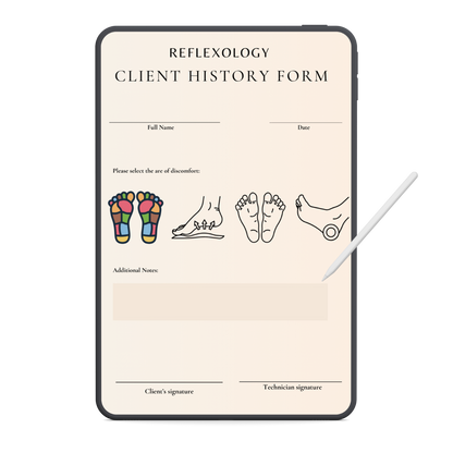 Reflexology Digital Forms Bundle