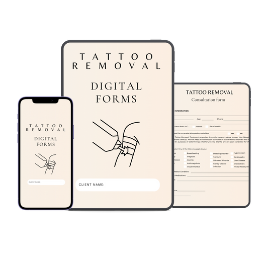 Tattoo Removal Digital Forms Bundle