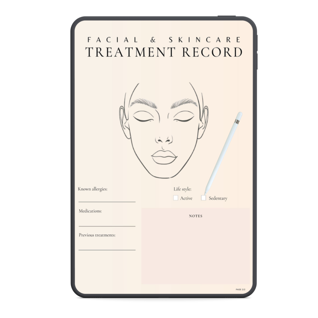 Facial & Skincare Digital Forms Bundle